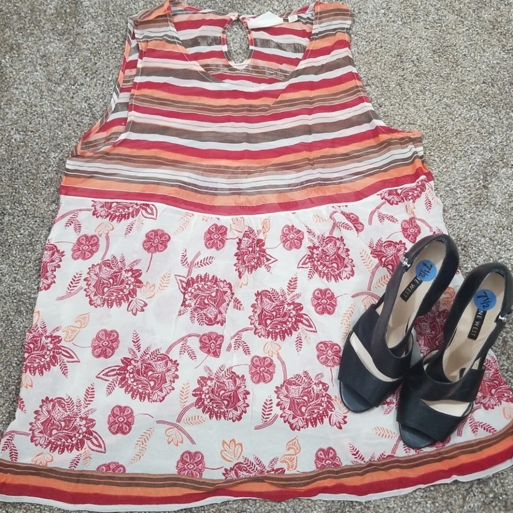 ANTHROPOLOGIE One Fine Day Bryony tank Bohemian - Picture 6 of 8